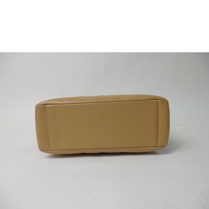 CHANEL シャネル/ココマーク/マトラッセ/キャビアスキン/チェーンバッグ/ベージュ//8780287/ABランク/84