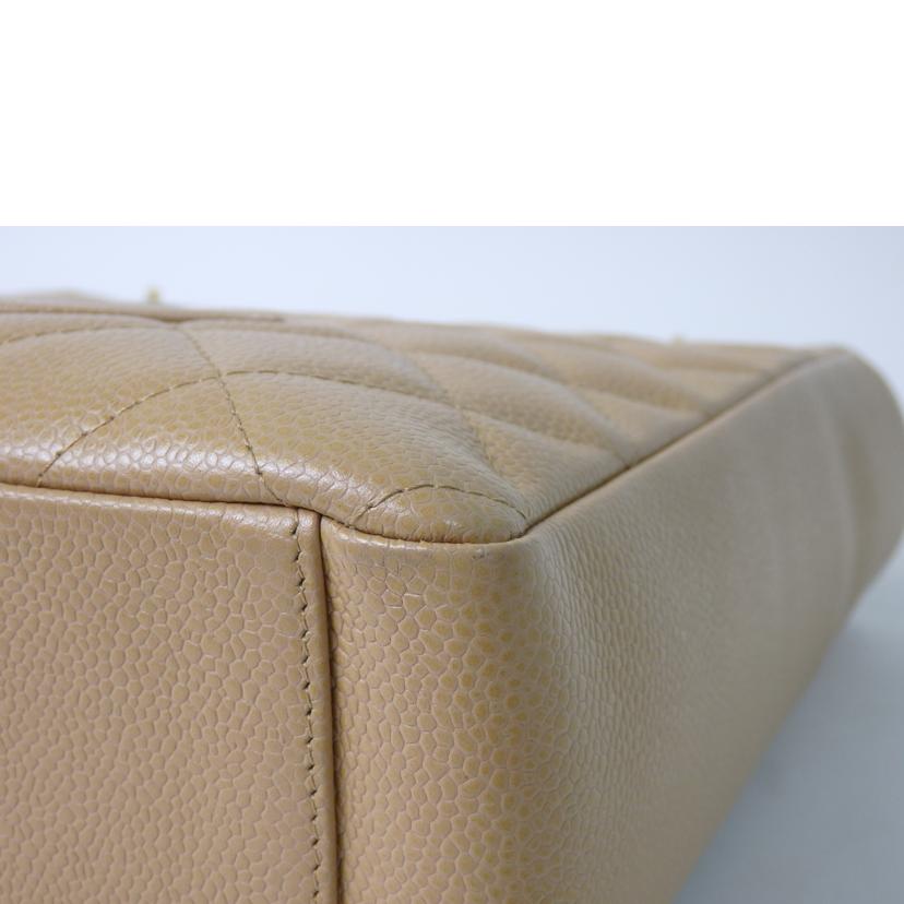 CHANEL シャネル/ココマーク/マトラッセ/キャビアスキン/チェーンバッグ/ベージュ//8780287/ABランク/84