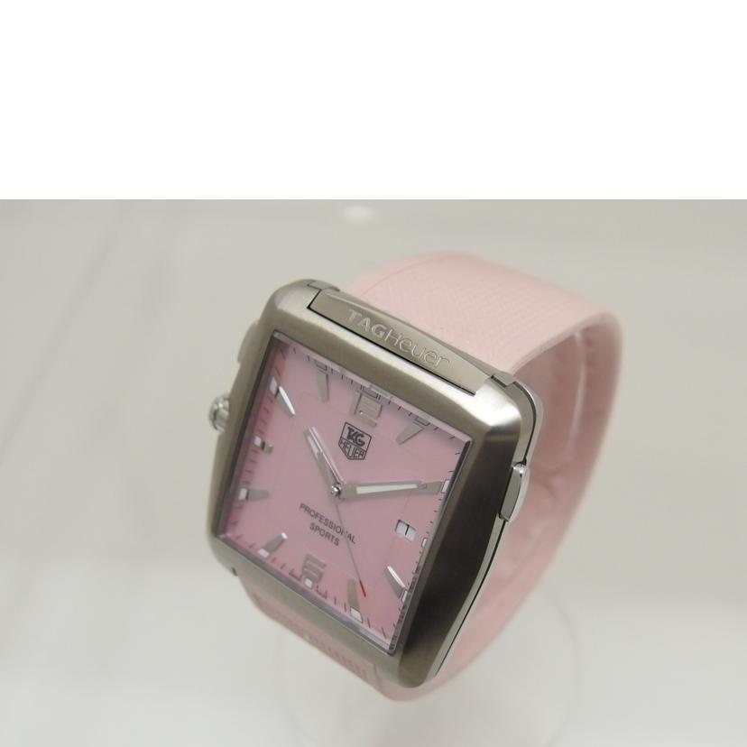 TAG Heuer タグホイヤー/プロフェッショナル/スポーツ/ピンク文字盤/レディースウォッチ/クォーツ/WAE1114.FT6011//EKL1631/Aランク/04