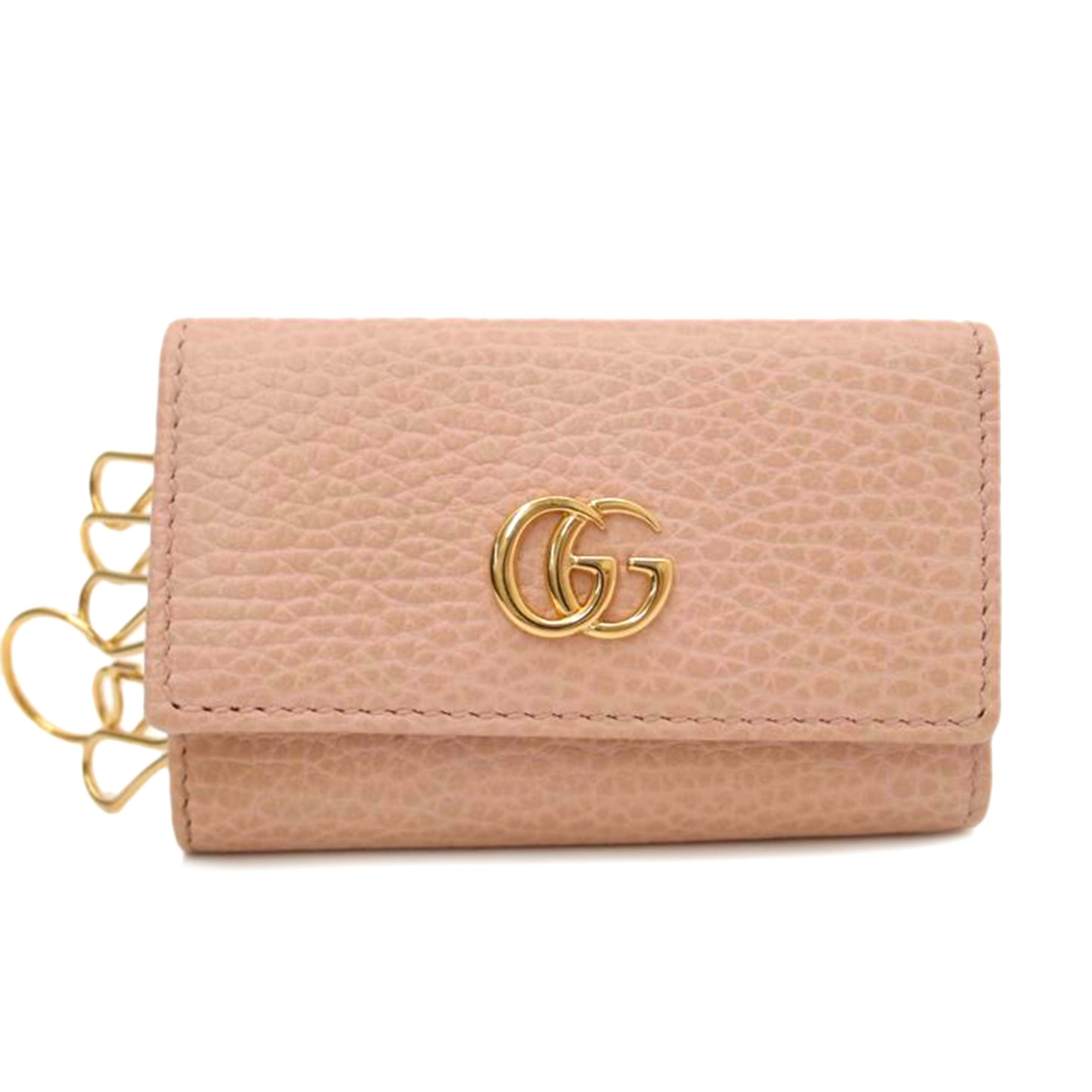 GUCCI グッチ/GGマーモント・レザー6連キーケース/ピンク/456118//2149/ABランク/69