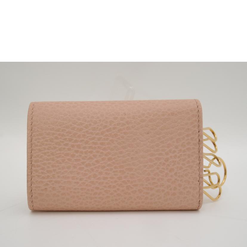 GUCCI グッチ/GGマーモント・レザー6連キーケース/ピンク/456118//2149/ABランク/69