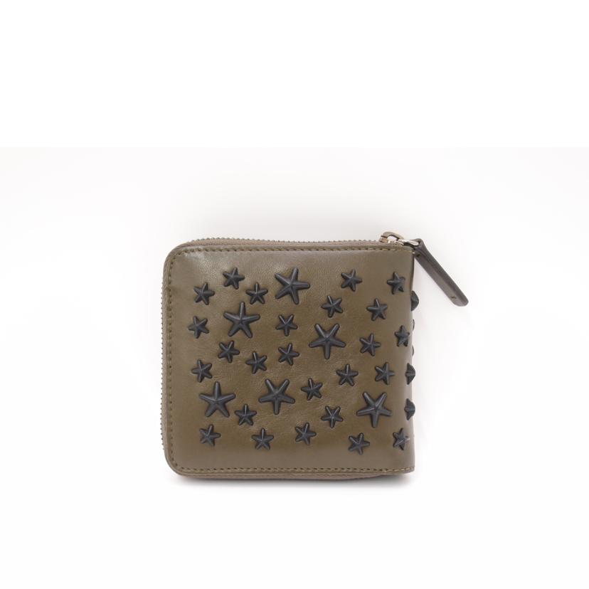 JIMMY CHOO ジミーチュウ/ローレンス・スタースタッズ二つ折り財布/J000134566001//PKP1CD/ABランク/69