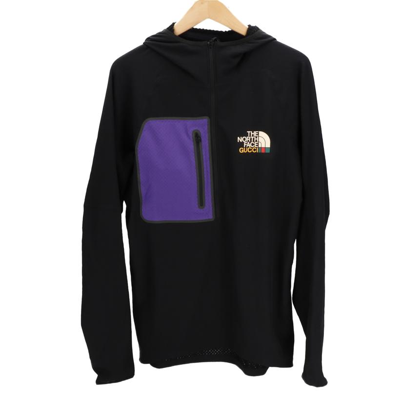 GUCCI×THE NORTHFACE グッチ×ノースフェイス/テクニカルジャージーフリースプルオーバー/663909 ZM0C1//SAランク/09