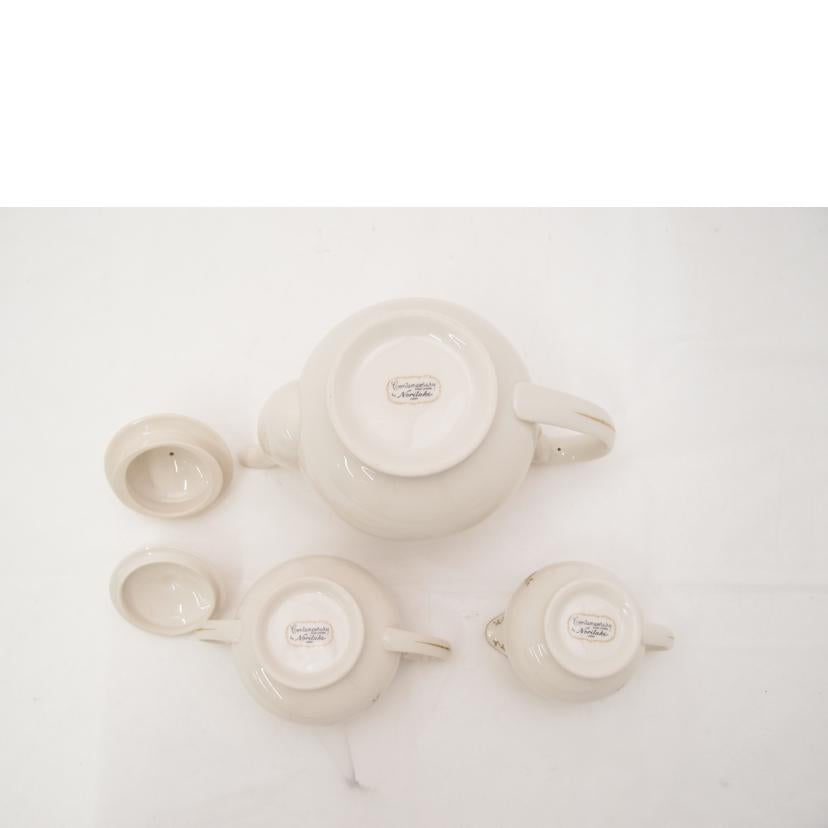 Noritake ノリタケ/コンテンポラリー ティーセット(ポット/シュガーポット/クリーマー)//Aランク/69