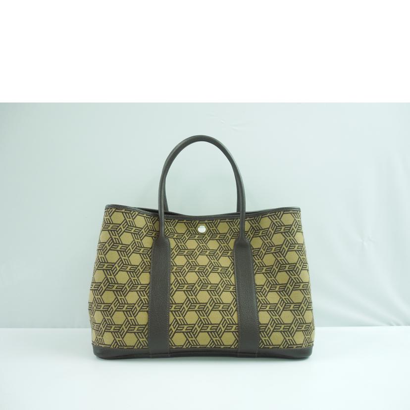 HERMES エルメス/ガーデンパーティPM/トワルソーアッシュ//T □K(2007)/ABランク/83