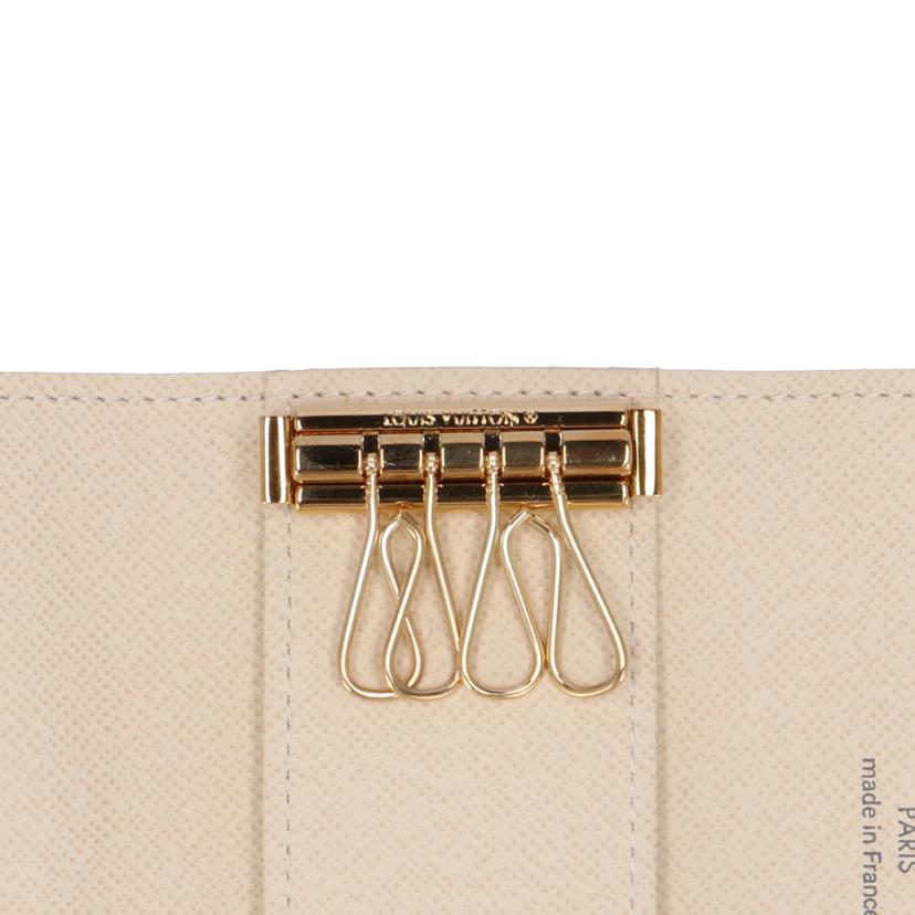 LV ルイヴィトン 4連 キーケース 財布 小物 ホワイト レディース/ミュルティクレ4/ダミエ アズール/N60386//CT1132/SAランク/75
