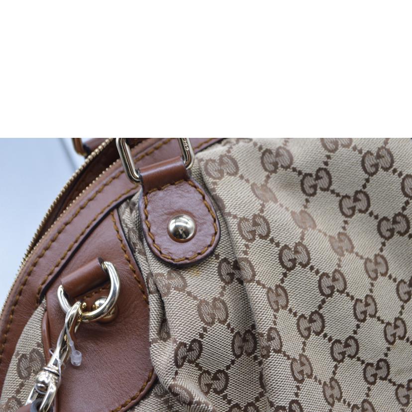 GUCCI グッチ/GGキャンバススーキー2wayレザーハンド/223974//002122/ABランク/89