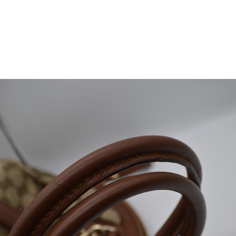 GUCCI グッチ/GGキャンバススーキー2wayレザーハンド/223974//002122/ABランク/89