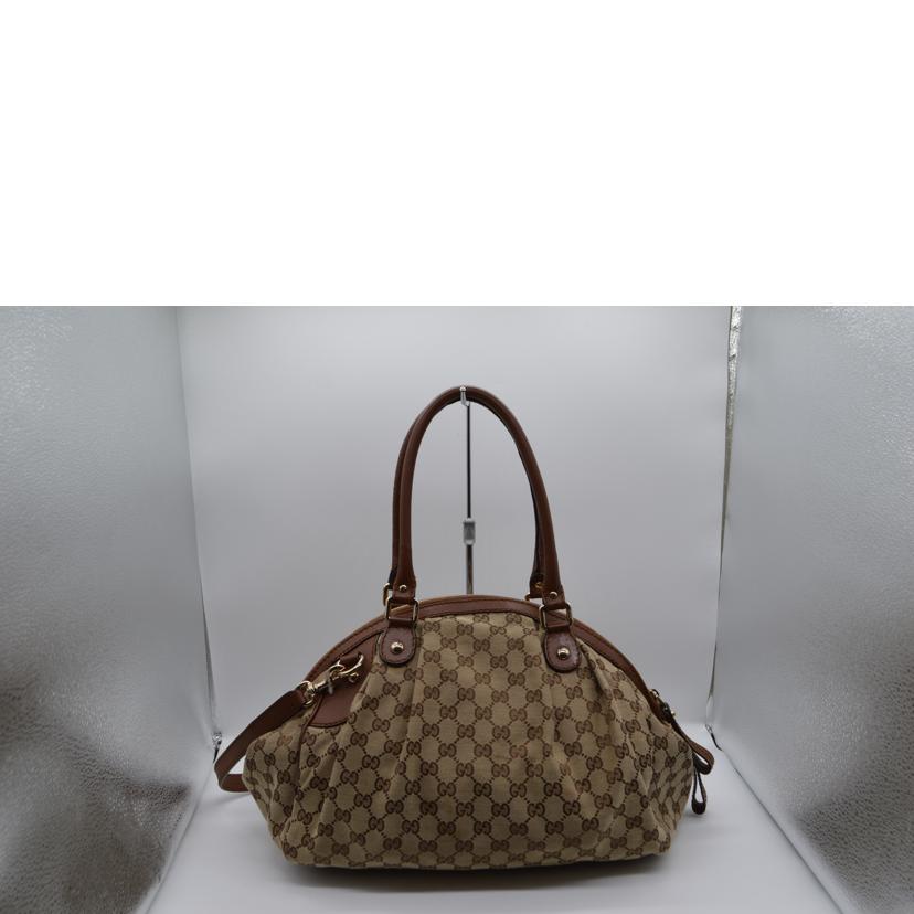 GUCCI グッチ/GGキャンバススーキー2wayレザーハンド/223974//002122/ABランク/89