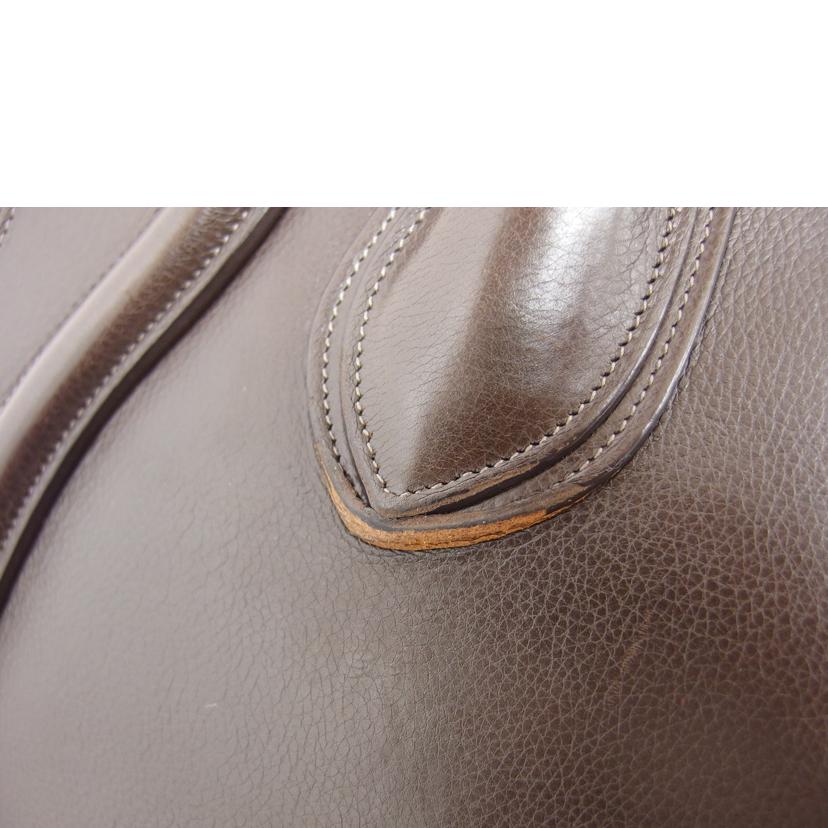 CELINE セリーヌ レザーハンドバッグ/ラゲージマイクロショッパー/トートバッグ/ブラウン//ABランク/04