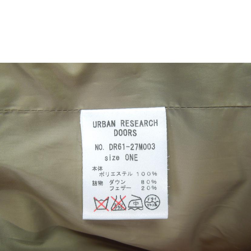 URBAN RESEARCH DOORS/URBAN RESEARCH DOORS ダウンライナー マウンテンパーカー ベージュ サイズF/DR61-27M003//ABランク/83