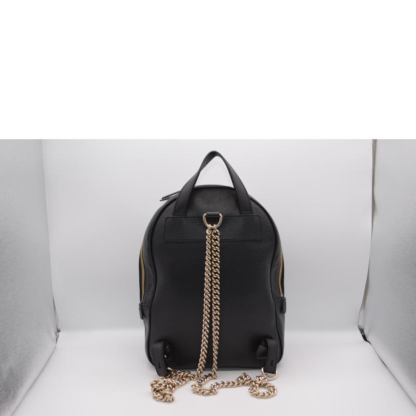 GUCCI グッチ/ソーホーインターロッキングGチェーンレザーバックパック/536192//498879/SAランク/89