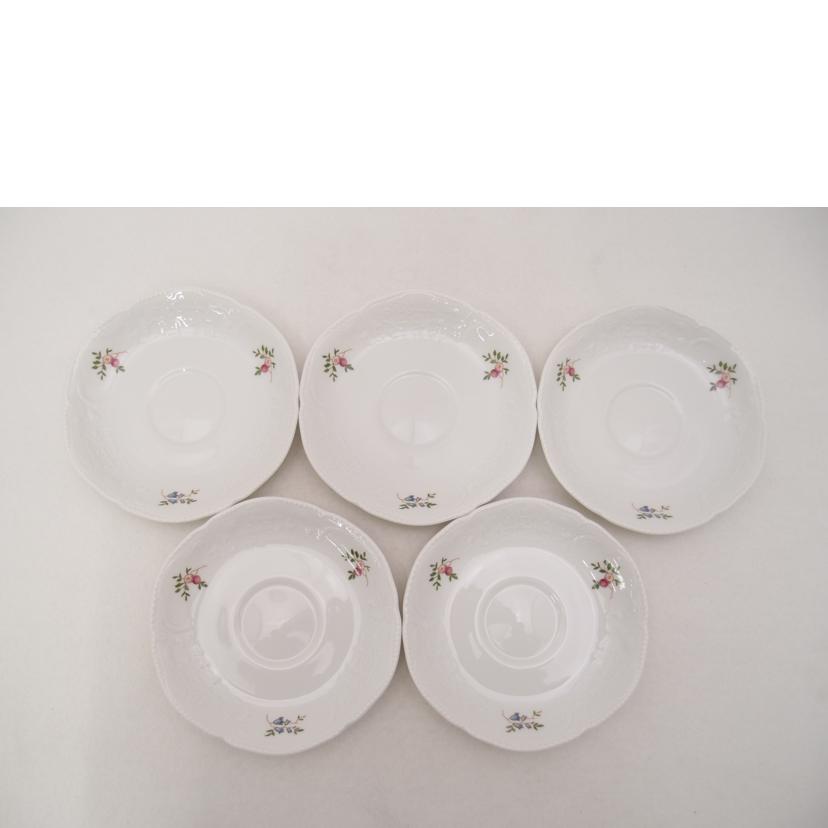Rosenthal ローゼンタール/クラシックローズ カップ&ソーサー5客 ケーキ皿セット//Sランク/69