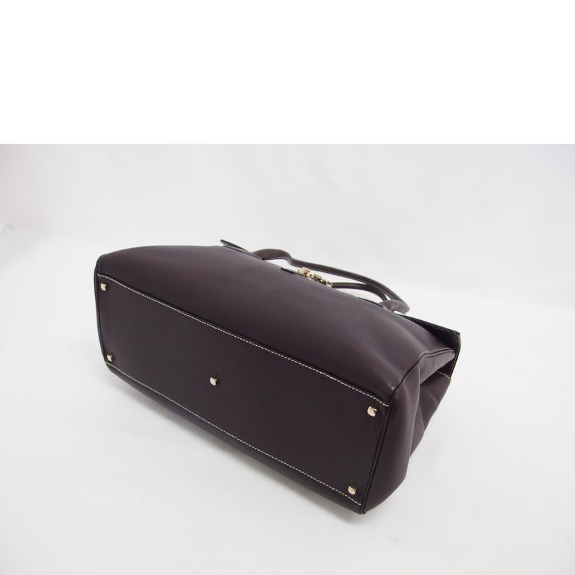 Ferragamo フェラガモ /ガンチーニ/レザートートバッグ/ブラウン/21 2420//Aランク/04