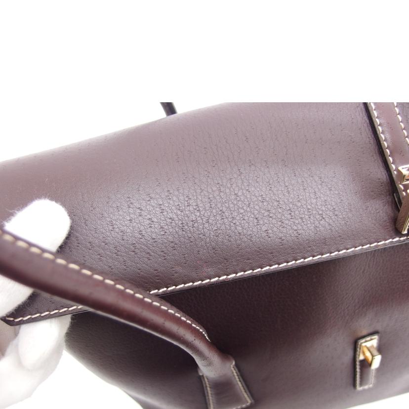 Ferragamo フェラガモ /ガンチーニ/レザートートバッグ/ブラウン/21 2420//Aランク/04