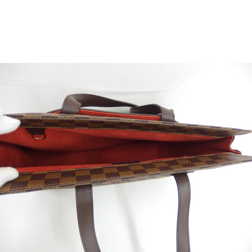 LOUIS VUITTON ルイヴィトン ルイ・ヴィトン ビトン ダミエ・エベヌ 市松模様 ブラウン 茶 廃盤 ショルダーバッグ ハンドバッグ トートバッグ ブラウン メンズ レディース 定番 人気 LV 斜め掛け 肩がけ/パリオリPM/ダミエ/エベヌ/N51123//AR1***/Aランク/82