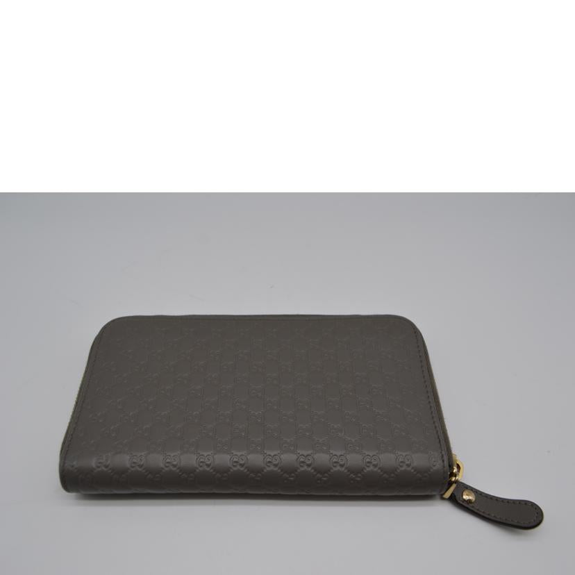 GUCCI/マイクログッチシマラウンドファスナー長財布/449391//493075/ABランク/89