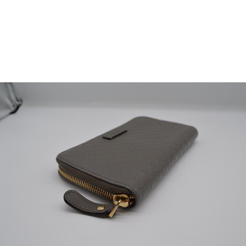 GUCCI/マイクログッチシマラウンドファスナー長財布/449391//493075/ABランク/89