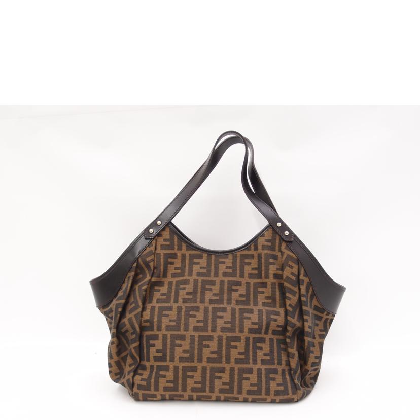 FENDI フェンディ ハンド ショルダー 肩掛け レディース/ズッカ柄トート/ブラック/8BR634//118-2550/SAランク/69