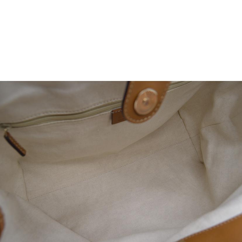 GUCCI グッチ/ディアマンテキャンバススークーレザーハンド/211944//001013/Aランク/89