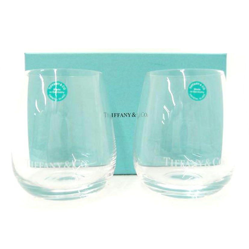 TIFFANY&Co. ティファニー/ロゴグラス ペアタンブラー//Sランク/69