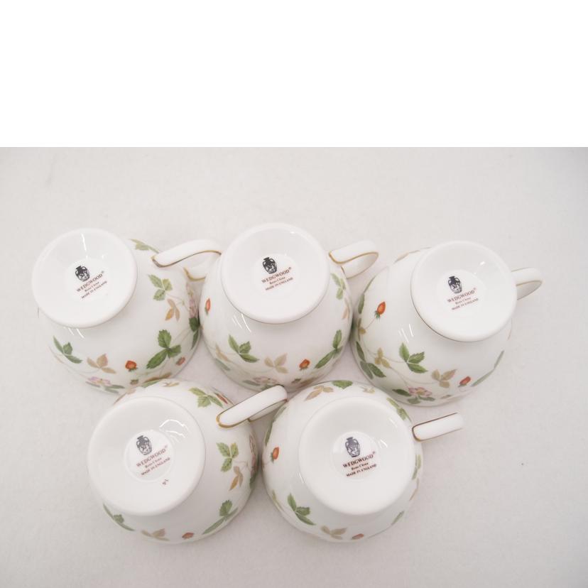 WEDGWOOD ウェッジウッド/ワイルドストロベリー/リー カップ&ソーサー 5客セット//Sランク/69