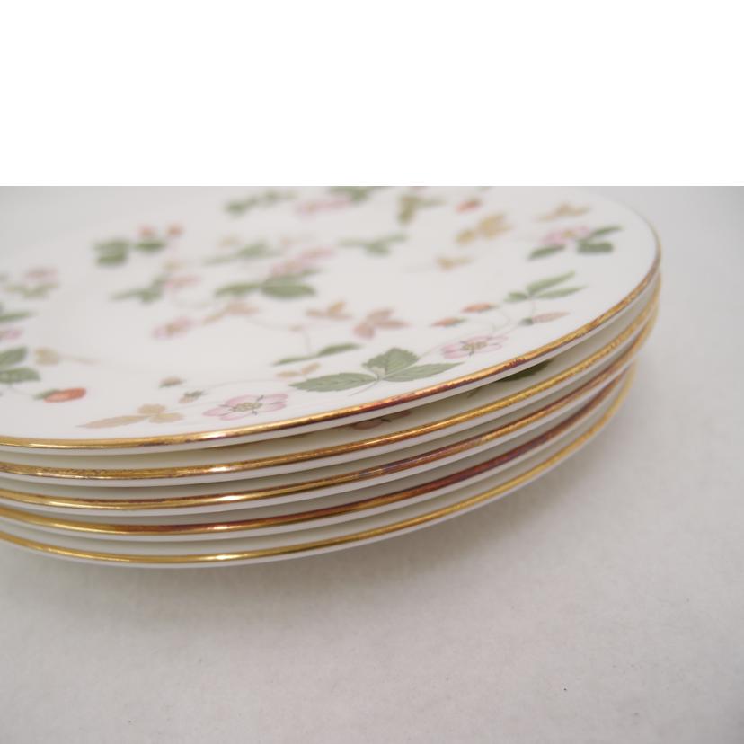 WEDGWOOD ウェッジウッド/ワイルドストロベリー プレート 18cm 5枚セット//Sランク/69