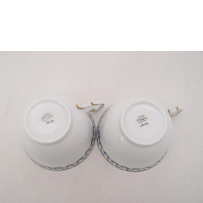 Richard Ginori リチャードジノリ/フィオッコグレース カップ&ソーサー 2客セット//Sランク/69