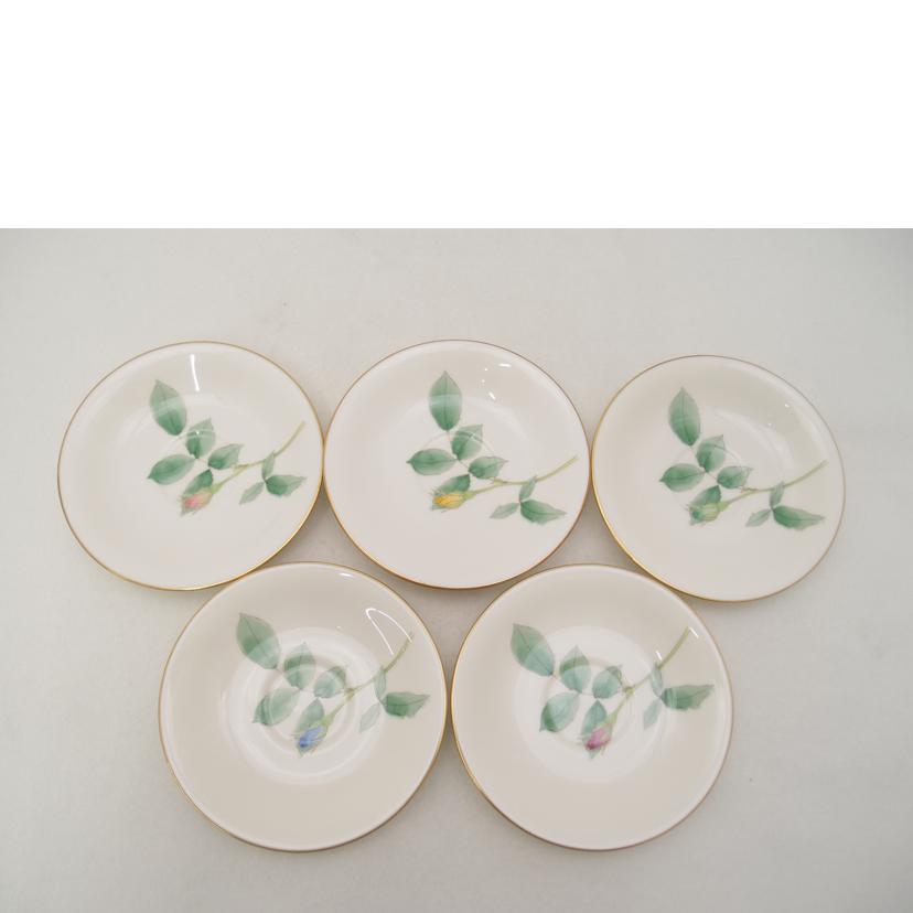 KORANSHA 香蘭社/ブライトローズ カップ&ソーサー 5客セット 椀皿揃//Sランク/69