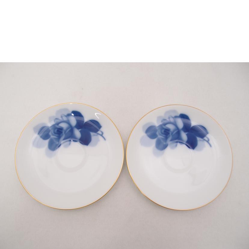 OKURA 大倉陶園/ブルーローズ カップ&ソーサー 2客セット//SAランク/69