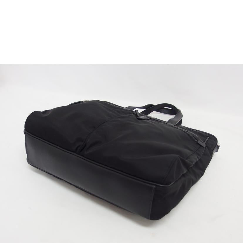 PRADA プラダ ナイロンショルダーバッグ 肩掛けバッグ/テスートサフィアーノ/2WAYトートバッグ/ブラック/2VG860//8B/Aランク/04
