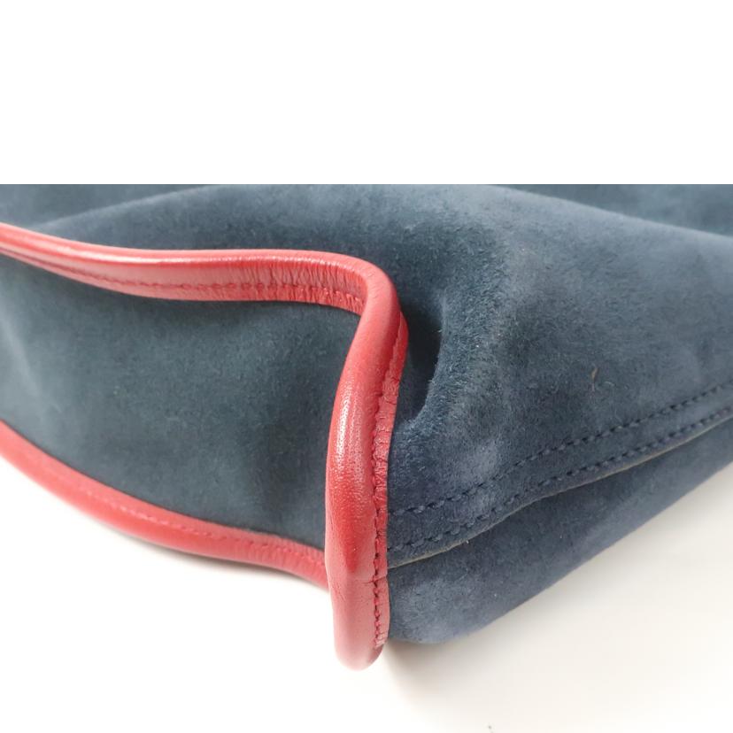 GUCCI グッチ/タイガーヘッドラジャチェーンショルダー トートバッグ 虎 ダークネイビー/537219//498***/Bランク/65