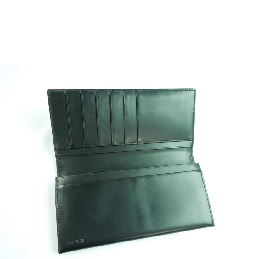 Paul Smith ポールスミス/Paul Smith 二ツ折リ長財布 ネイビー×黒//ABランク/83