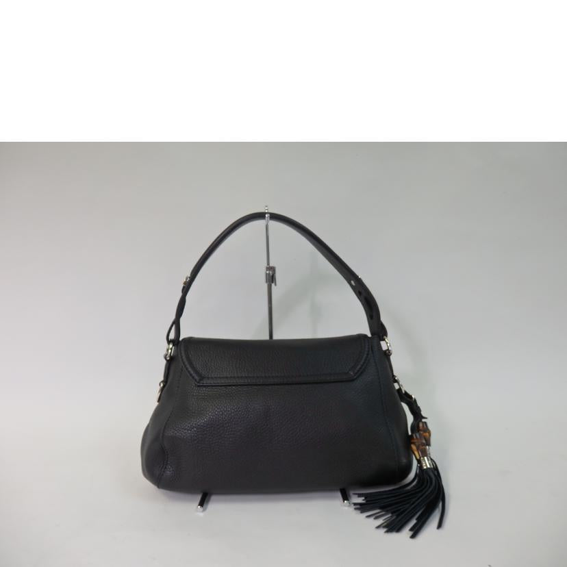 GUCCI グッチ/ホースビット×バンブー/ワンショルダーバッグ/黒/240266//002404/ABランク/84