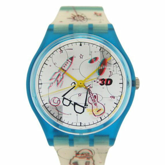 swatch スウォッチ/1996/3D EXPERIENCEヴィンテージウォッチ/クォーツ/GL108//Aランク/04