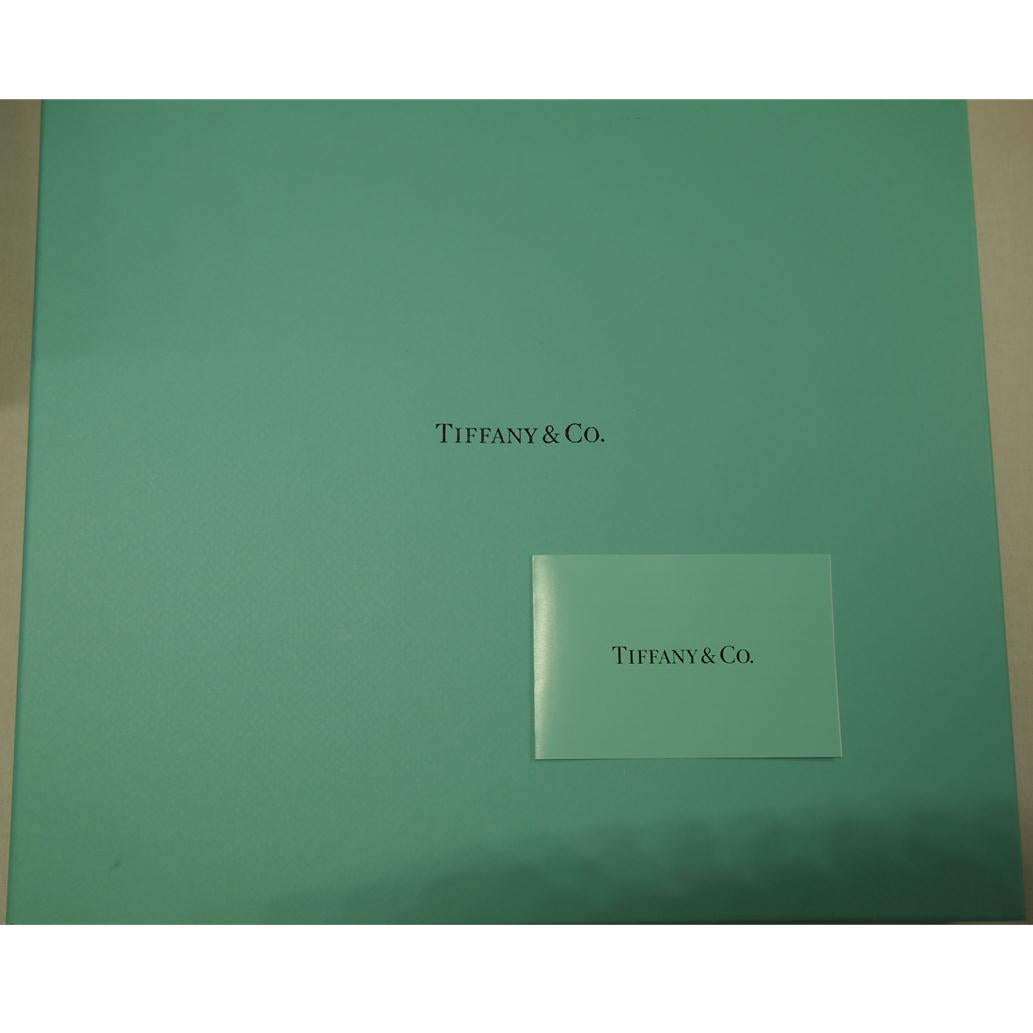 TIFFANY&Co/コブルストーンプラター 28㎝ ガラス皿//SAランク/51