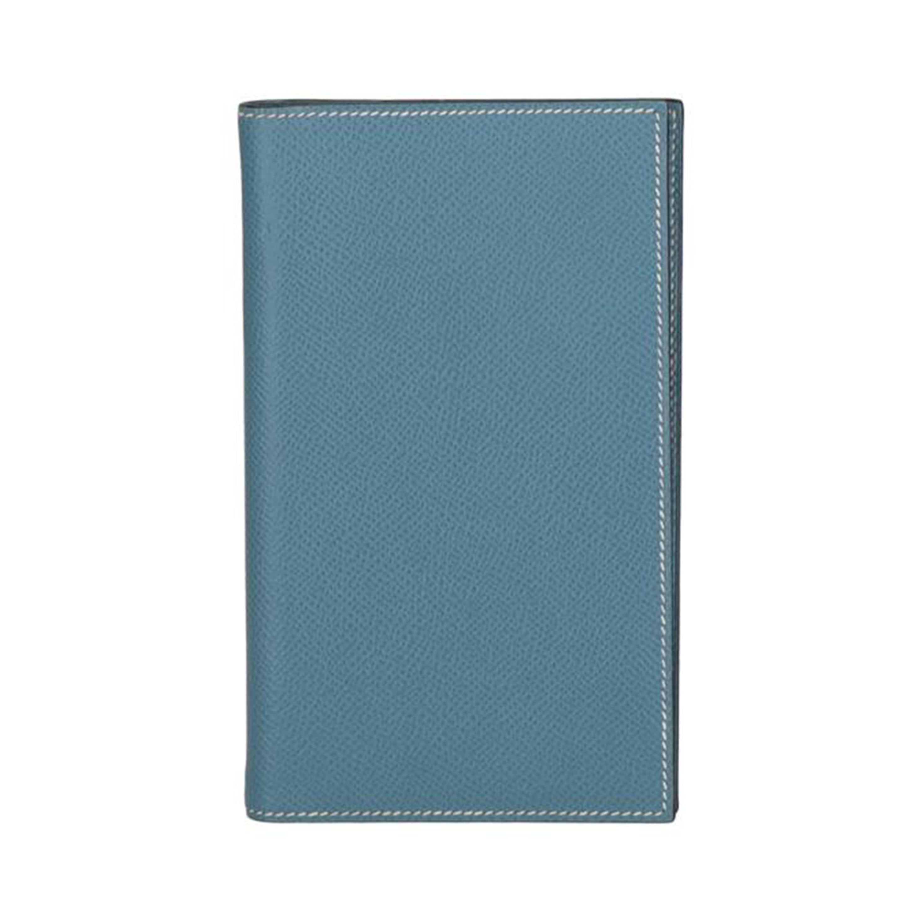 HERMES エルメス HERMES アジェンダ手帳カバー エプソン ブルージーン/アジェンダ手帳カバー/エプソン/ブルージーン/D刻印//Aランク/37