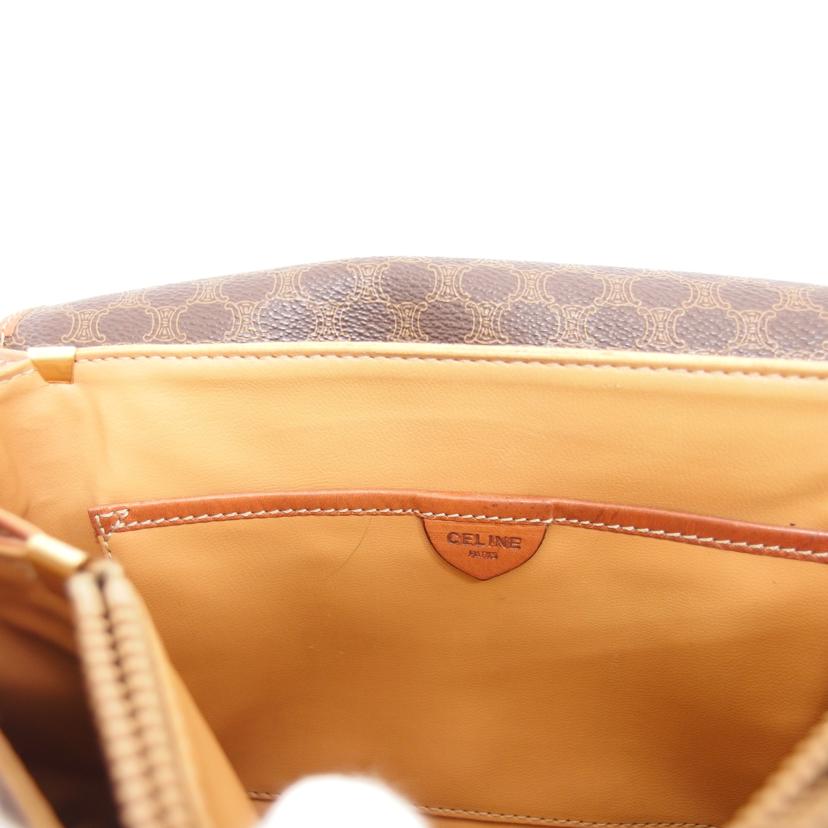CELINE セリーヌ/マカダム柄ショルダーバッグ/ブラウン//M08/Bランク/04