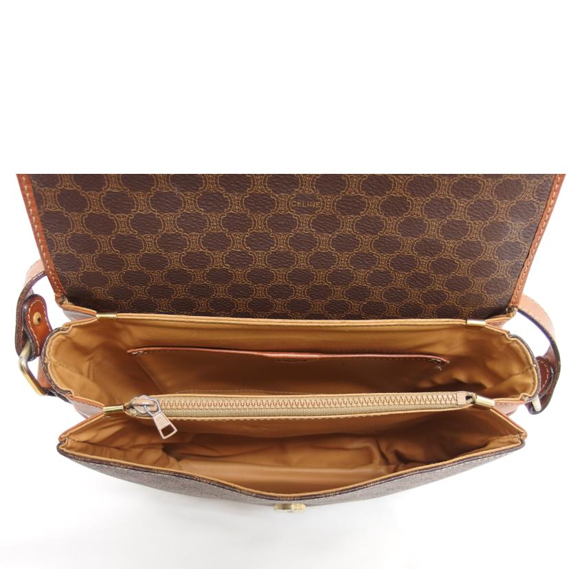 CELINE セリーヌ/マカダム柄ショルダーバッグ/ブラウン//M08/Bランク/04