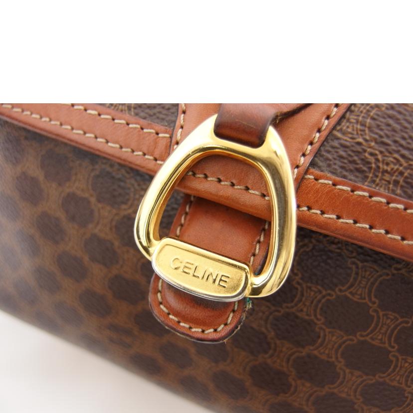 CELINE セリーヌ/マカダム柄ショルダーバッグ/ブラウン//M08/Bランク/04