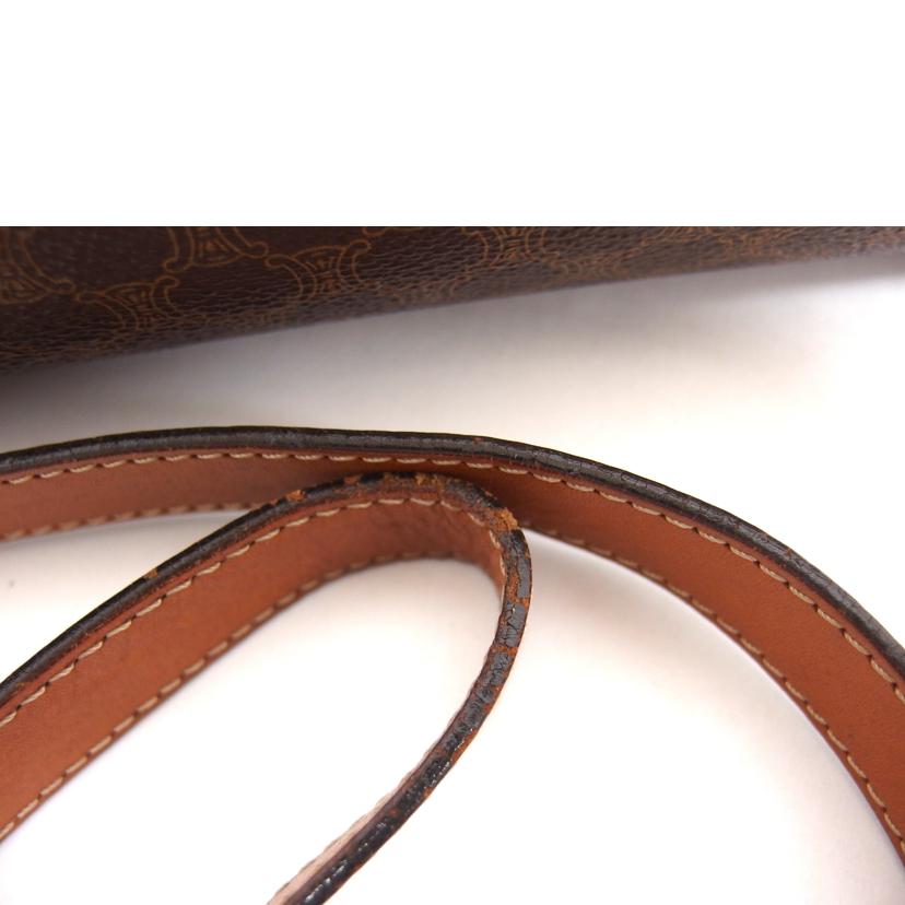 CELINE セリーヌ/マカダム柄ショルダーバッグ/ブラウン//M08/Bランク/04