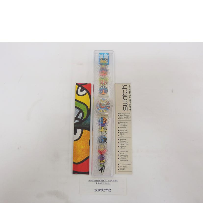 swatch スウォッチ/1996POP BONES/jim Avignonヴィンテージウォッチ/クォーツ/GK230//Aランク/04