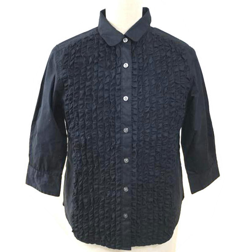 ピンクハウスフリル付きピンタックブラウス