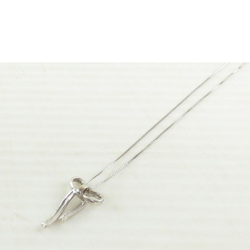 ◎K18WGダイヤネックレス0.08ct/668-3//ABランク/64