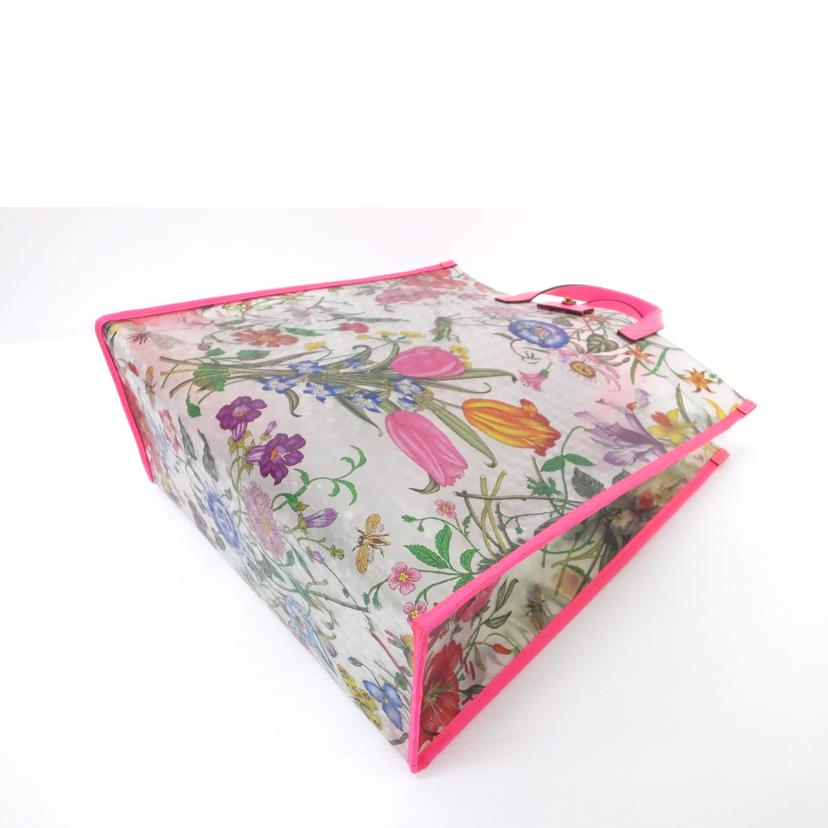 GUCCI グッチ/テクスチャードビニールトートバッグ/フローラプリント/548713//590***/ABランク/88