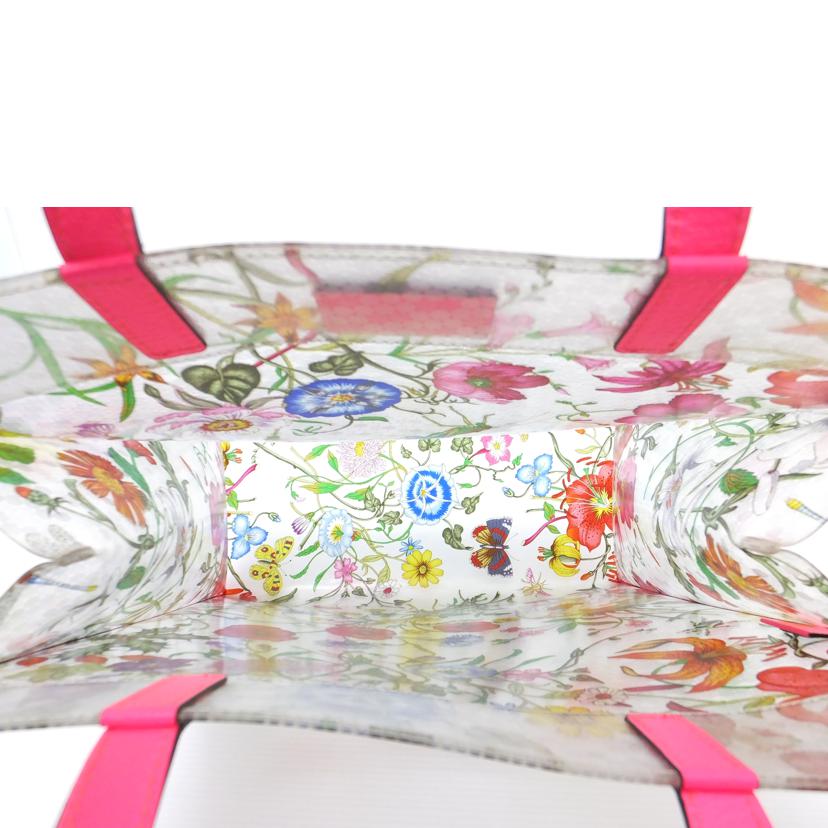 GUCCI グッチ/テクスチャードビニールトートバッグ/フローラプリント/548713//590***/ABランク/88