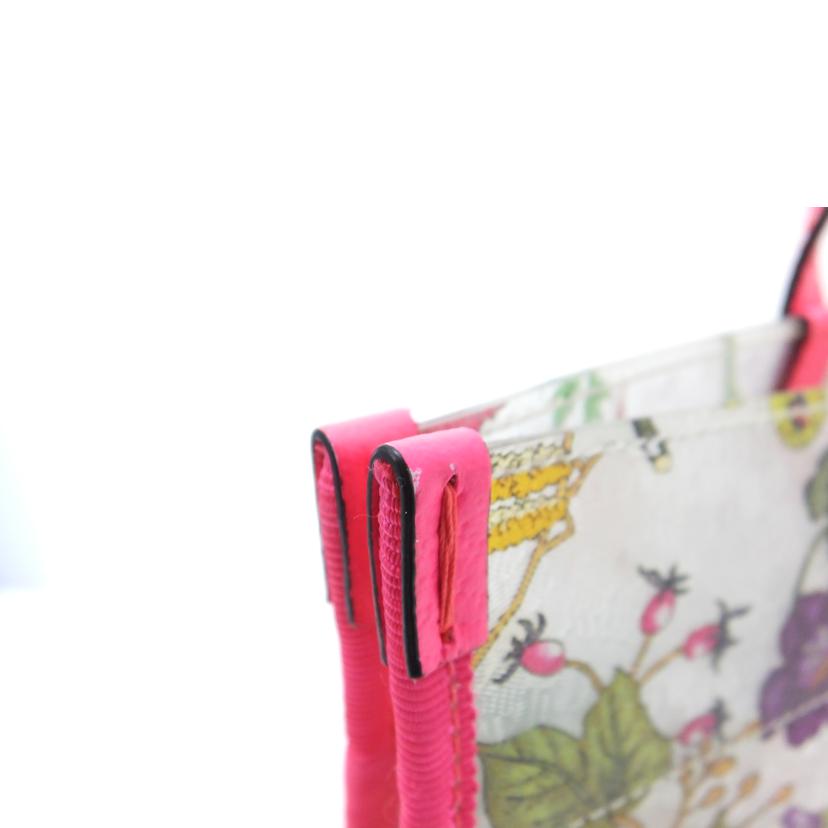 GUCCI グッチ/テクスチャードビニールトートバッグ/フローラプリント/548713//590***/ABランク/88