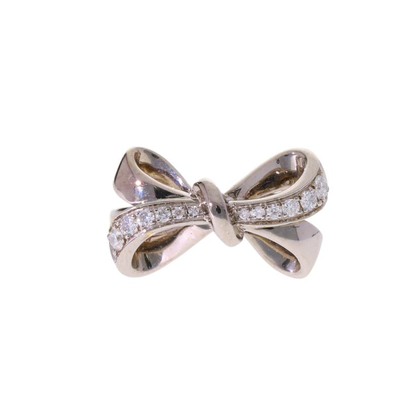 /K18WGダイヤリング0.22ct/#11//Aランク/75
