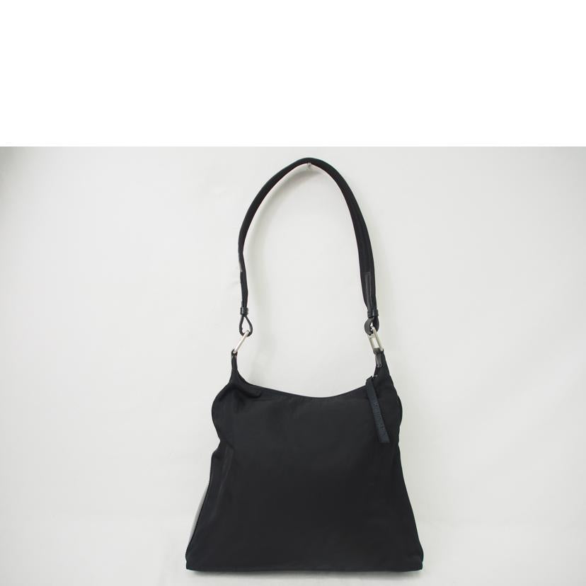 PRADA/ナイロン×レザー/ワンショルダー/ブラック//Bランク/78