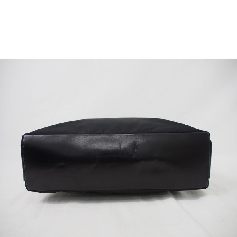 PRADA/ナイロン×レザー/ワンショルダー/ブラック//Bランク/78